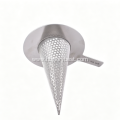 Temporary Cone Strainer for Fluid Filtration